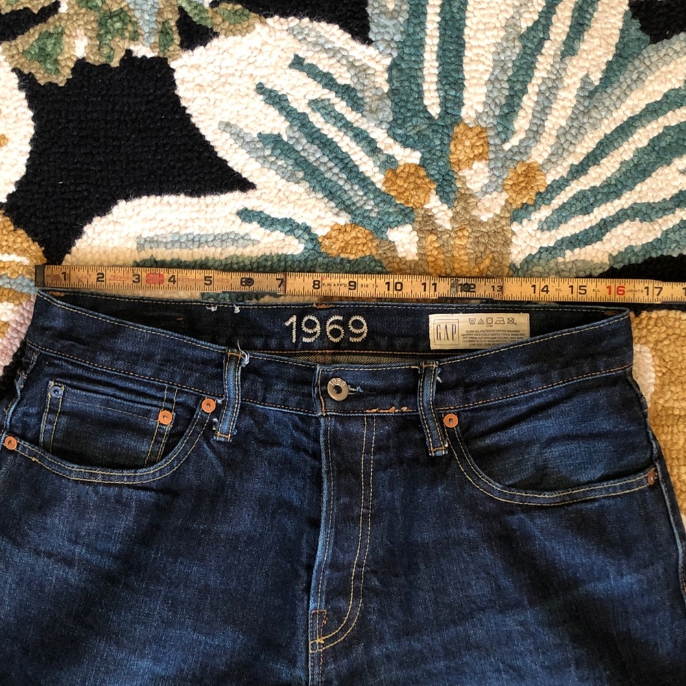 Gap Men's Japanese Raw Selvedge Denim Jeans 33x30 - Picture 9 of 16